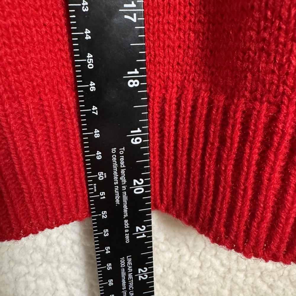 Vintage Objectives Sweater Womens Medium Button Shoulder Acrylic Pullover 80s 90 - Picture 5 of 6